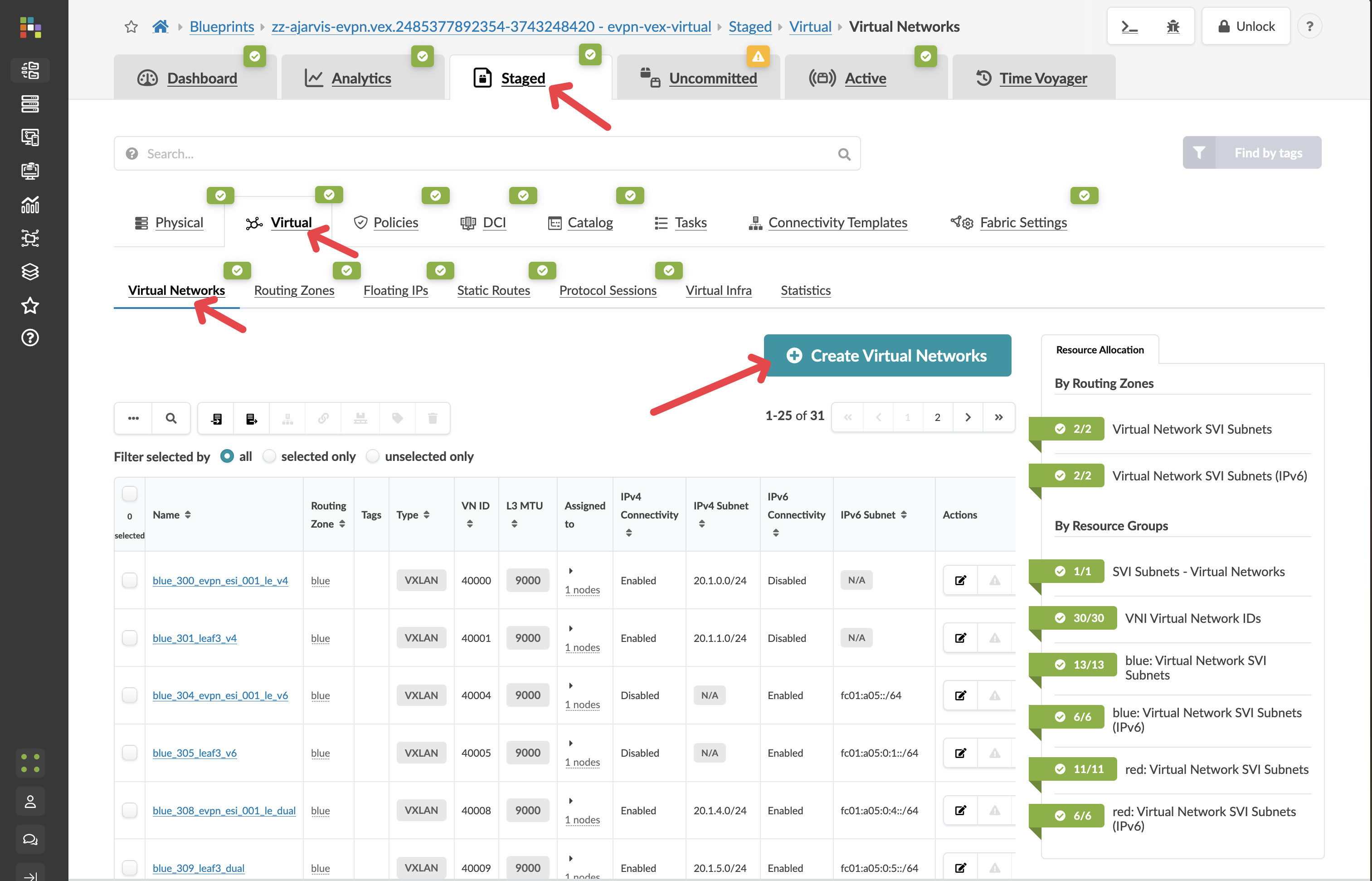 Create Virtual Network
